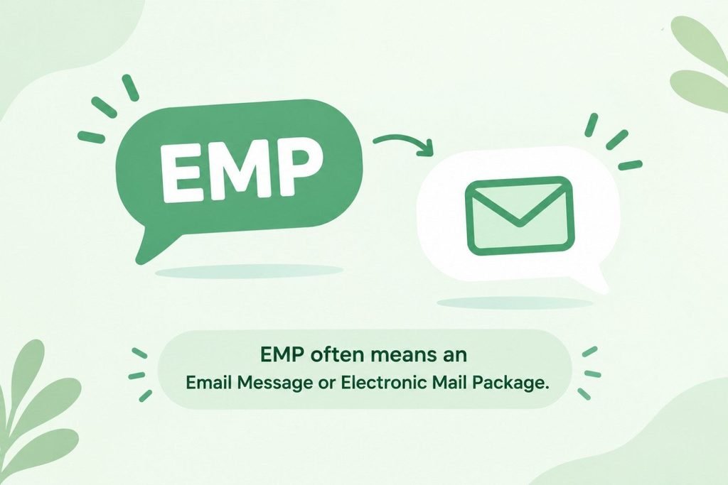 how to reply to emp meaning in text with an email icon