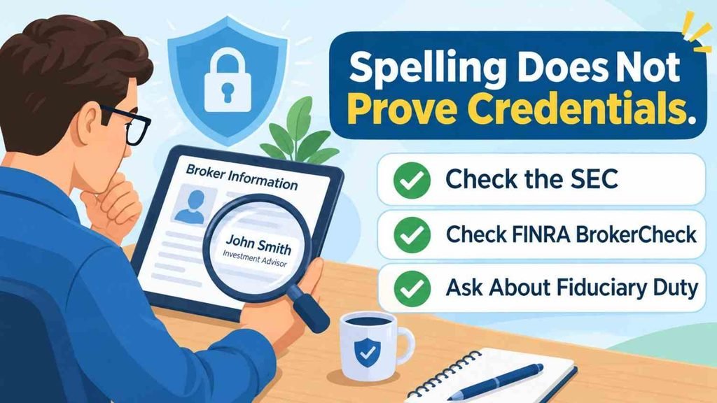 Advisers vs advisors: what’s the difference in finance? A checklist for verifying any financial adviser or advisor through the SEC and FINRA.