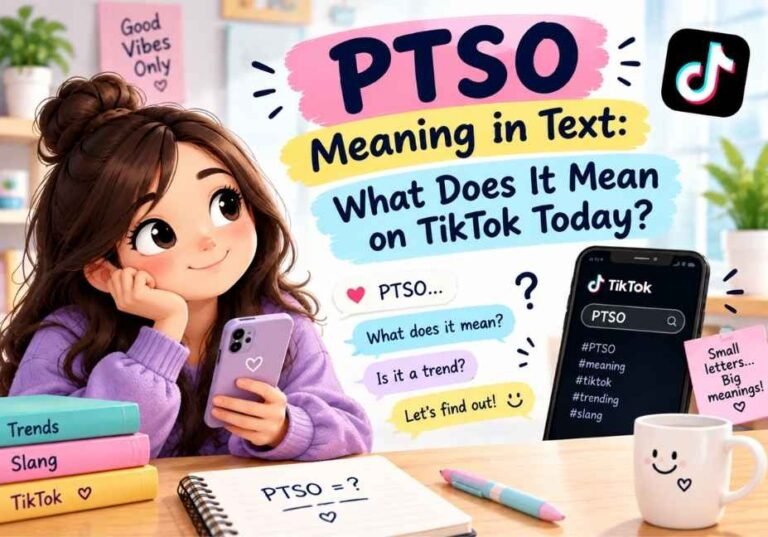 PTSO meaning in text explained with TikTok, chat messages and social media symbols